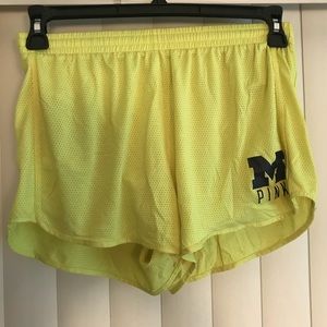 Michigan Victoria’s Secret PINK Shorts